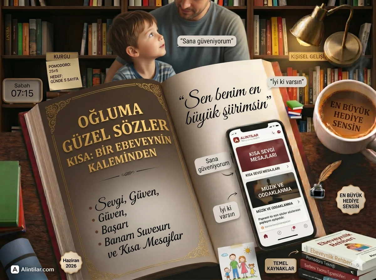 Oğluma Güzel Sözler Kısa: Bir Babanın veya Annenin Kaleminden