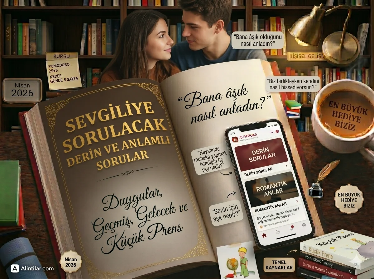 Sevgiliye Sorulacak Derin ve Anlamlı Sorular