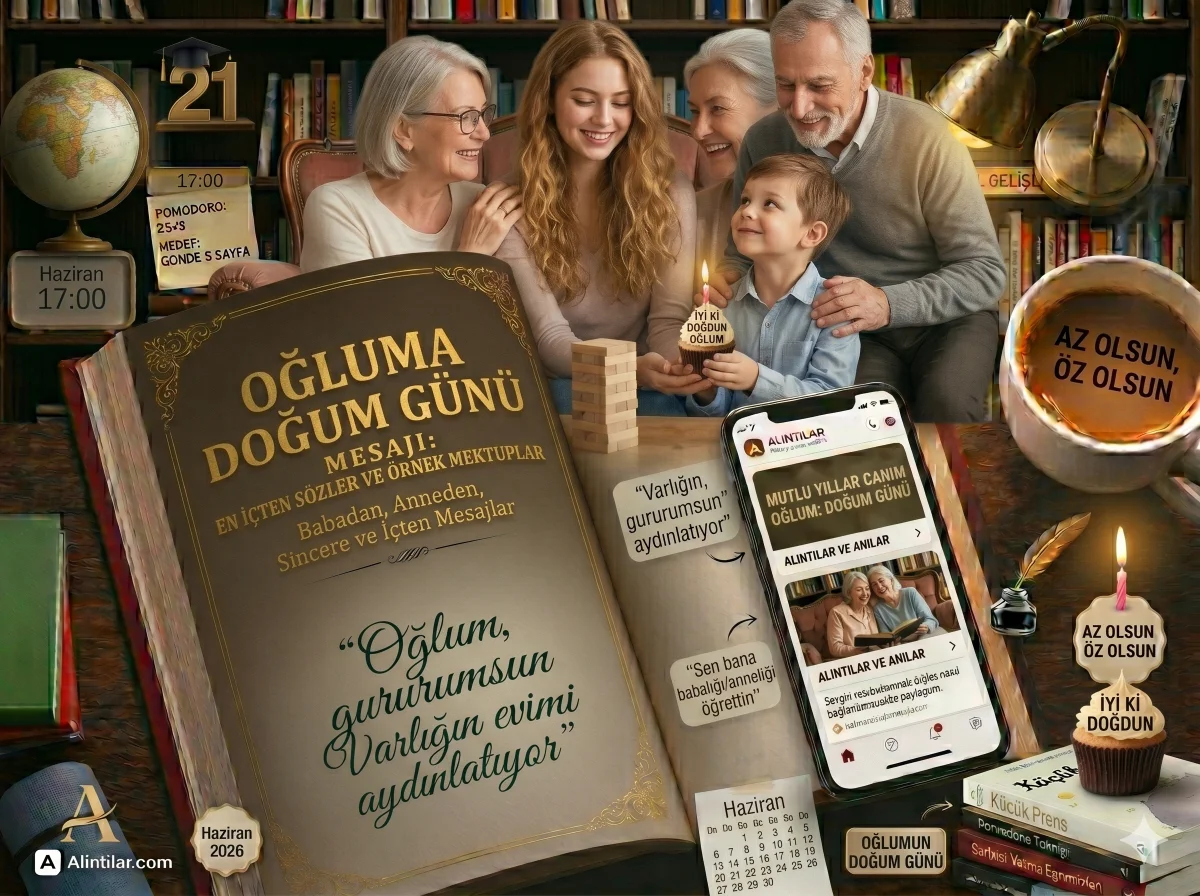 Oğluma Doğum Günü Mesajı: En İçten Sözler ve Örnek Mektuplar