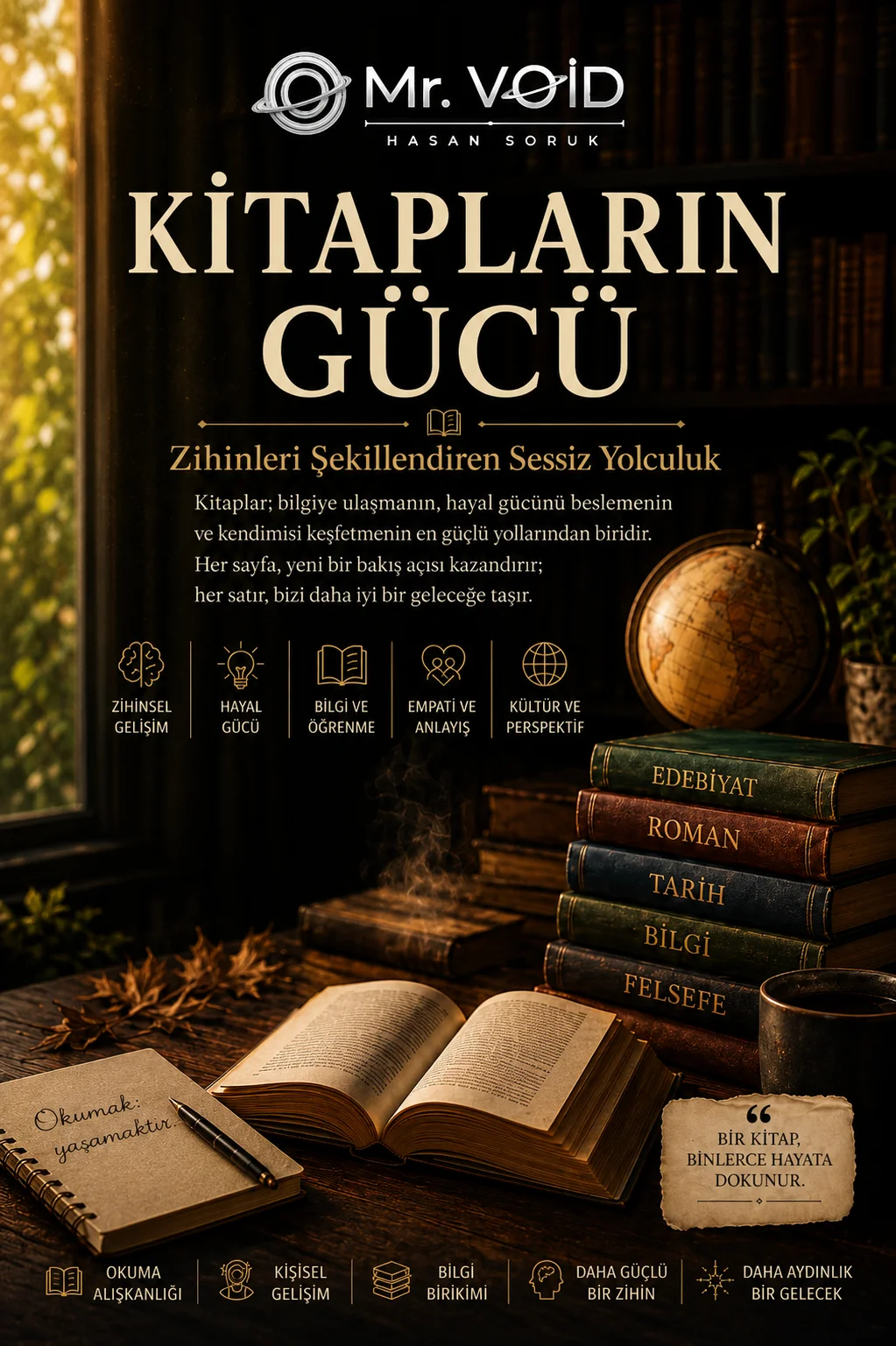 Kitapların Gücü: Zihinleri Şekillendiren Sessiz Yolculuk